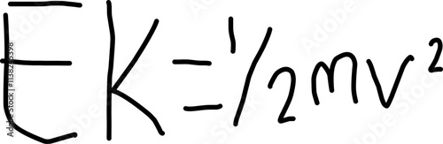 Kinetic energy formula in physics. Physics resources for teachers and students