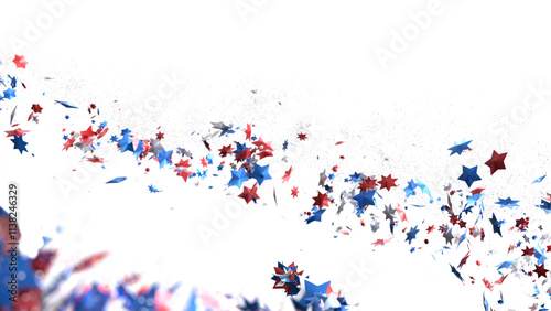  Independence Day background with stars.
