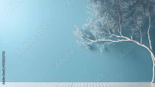 winter tree in snow