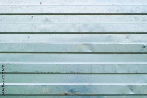 Corrugated zinc texture, corrugated fence made of zinc, industrial background