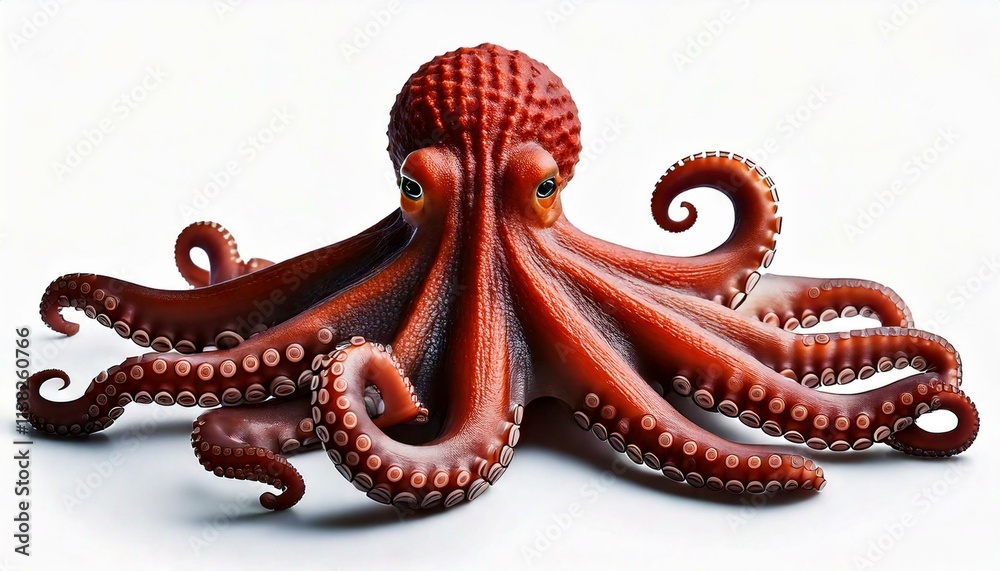Fototapeta premium an Octopus on white background