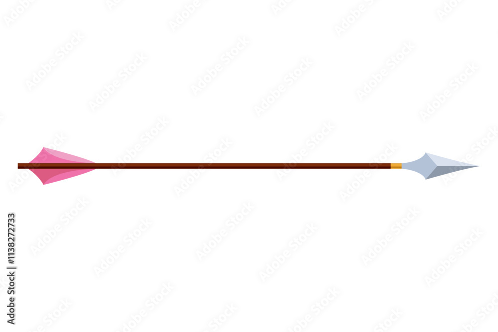 Medieval arrow. Fighting decorative cartoon arrows Design element for poster, label or sign on menu. Color vintage symbols Medieval arrow. Fighting decorative cartoon arrows Design element for poster, label or sign on menu. Color vintage symbols