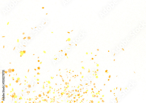 XMAS A gray whirlwind of golden stars. New