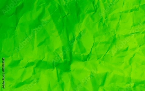 Paper sheet crumpled old, spoiled illustration vector. Abstract crumpled paper green backdrop background.