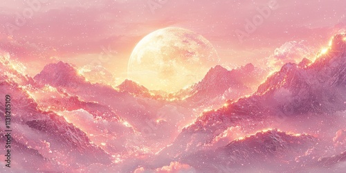 Pink Moon Dreamscape: A mes...