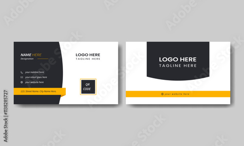 Clean and Modern Business card design template