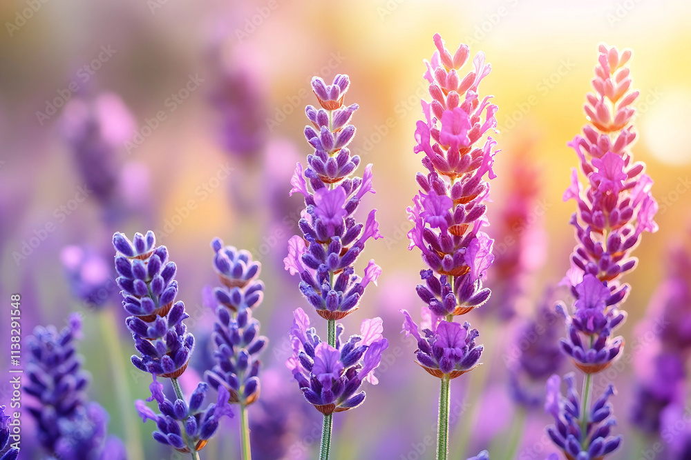 Fototapeta premium Colorful flowers blossom in garden generative ai moden design