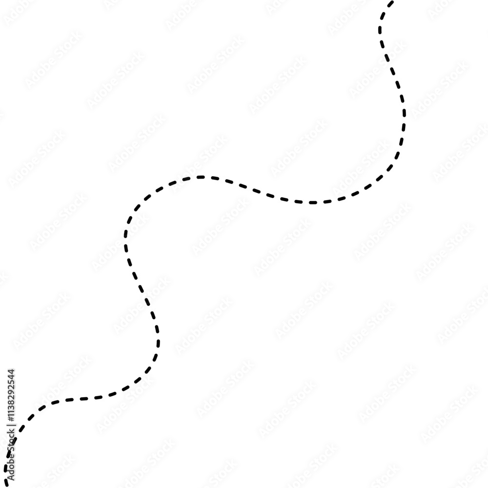 dotted route line dotted route line