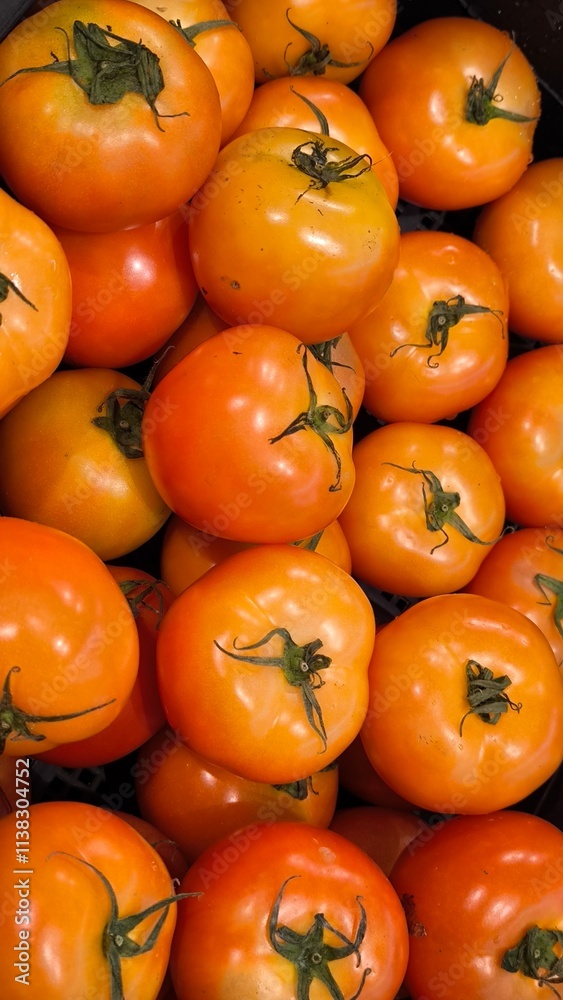 Tomatoes are rich in vitamin C, which may help maintain healthy skin. Tomatoes are rich in vitamin C, which may help maintain healthy skin.