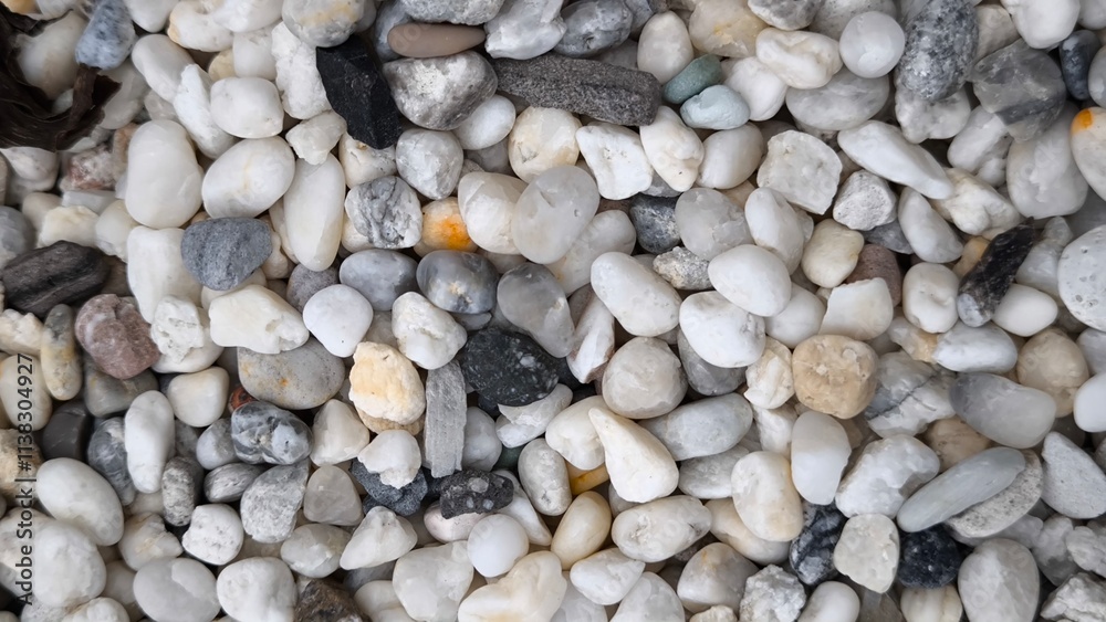 Small stones for background. Stone decoration.
