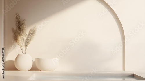 Minimalist Decor with Organic Elements for Financial Management