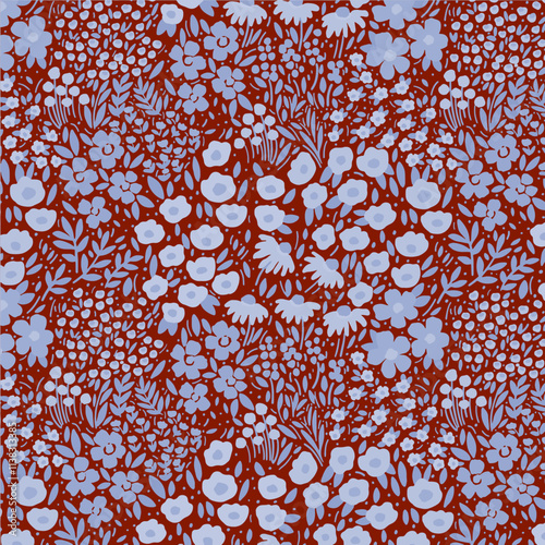 Pattern Seamless Design Fabric Textile Vector