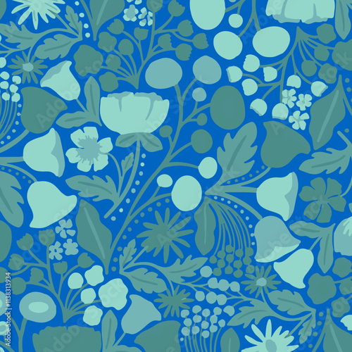 Pattern Seamless Design Fabric Textile Vector