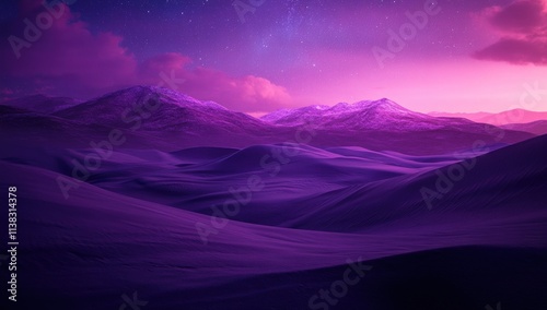 Purple Mountain Majesty: A Night in the Dunes