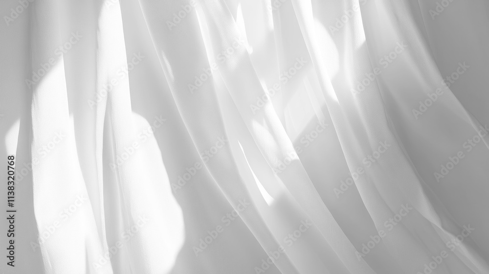 Soft white curtains background for graphic design or wallpaper. Soft white curtains background for graphic design or wallpaper.