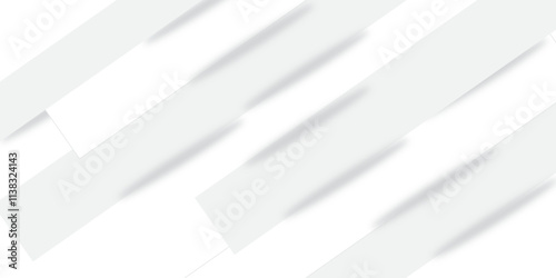 White abstract vector long minimal banner. Light neutral background with arrows and copy space for text. Facebook cover, social media header, web banner. Ab background, diagonal lines, 