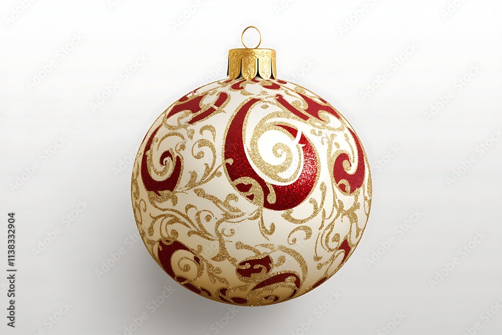 Christmas ball isolated with clipping path Christmas ball isolated with clipping path