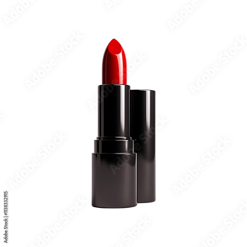 Colorful elegant lipstick for beauty, fashion & make-up isolated on a transparent background