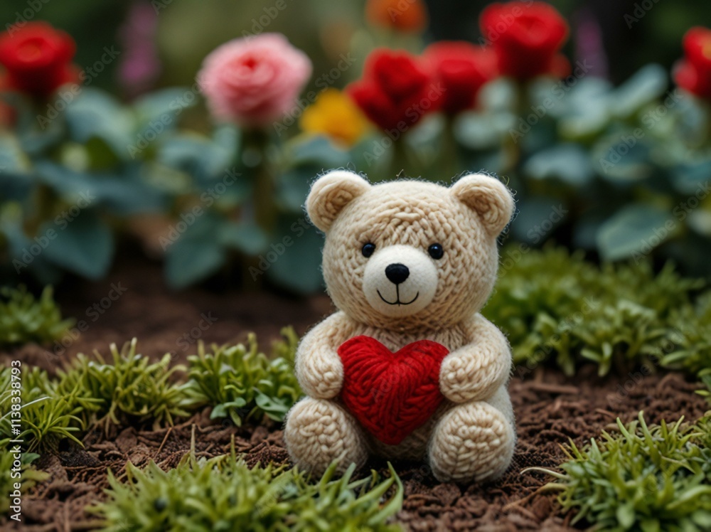 teddy bear with flower teddy bear with flower