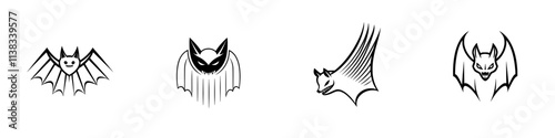 A menacing vampire bat with outstretched wings, sharp teeth, and a threatening expression, depicted in a horror-themed sketch engraving using generative AI, in a PNG illustration. Scratch board