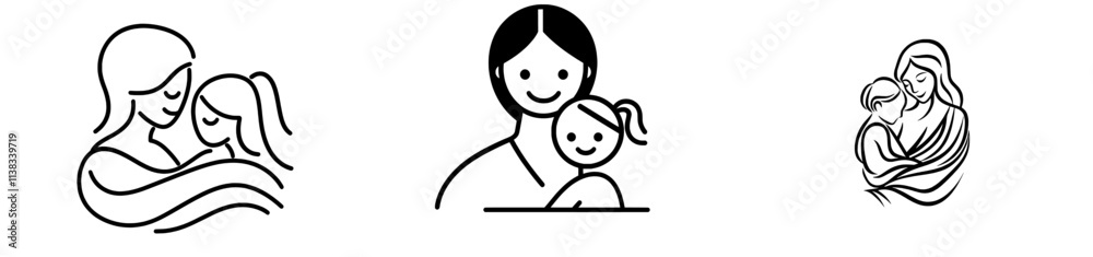 An engraving-style illustration of a joyful mother and daughter, depicting a heartwarming scene of love, connection, and family bonding, generated by AI in black and white. An engraving-style illustration of a joyful mother and daughter, depicting a heartwarming scene of love, connection, and family bonding, generated by AI in black and white.