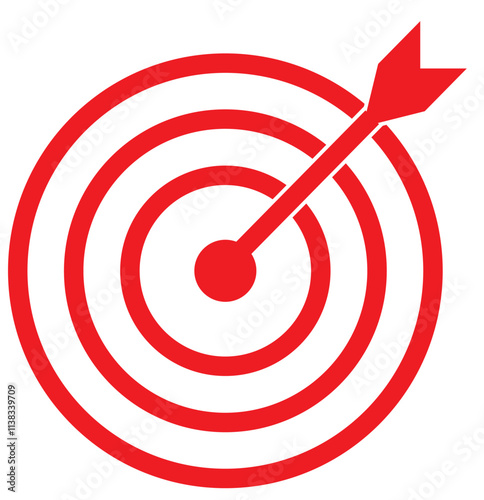 Target icon set, goal icon