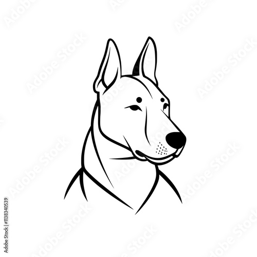 A scratchboard imitation black and white image of a robotic dog, featuring a futuristic design sketch with detailed mechanical parts, gears, and circuits, created through generative AI.