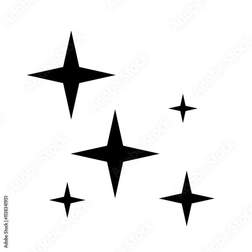 Wallpaper Mural Clean star shine vector Torontodigital.ca