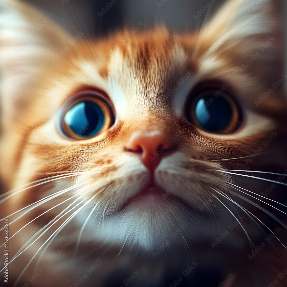 close up portrait of a cat close up portrait of a cat