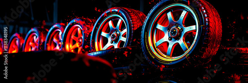 Neon Wheels photo