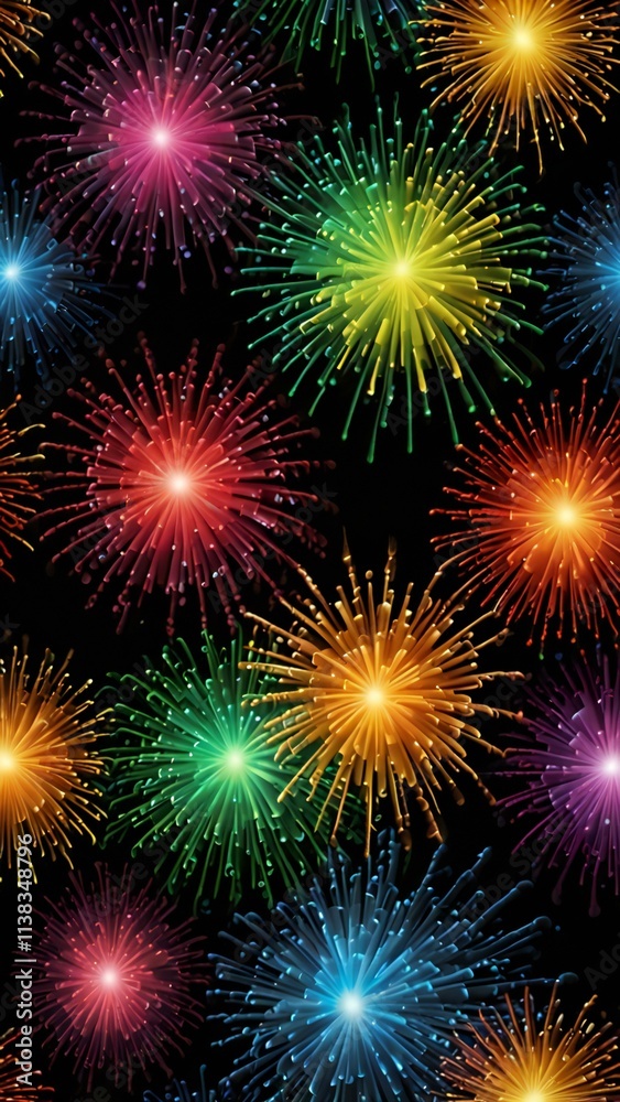 Fototapeta premium fireworks in the sky