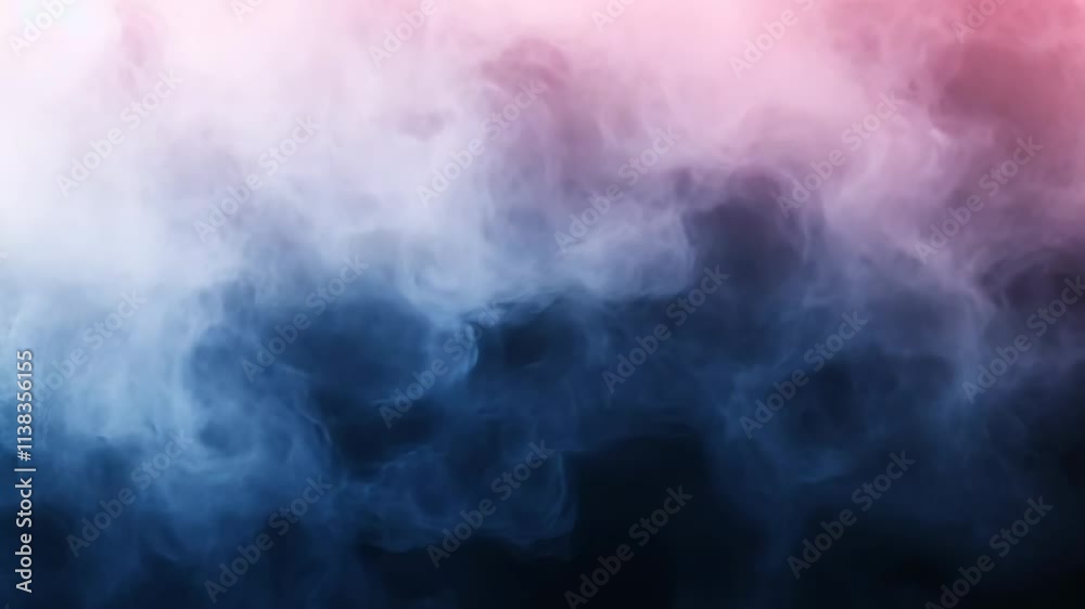 A blurry blue and pink sky with clouds