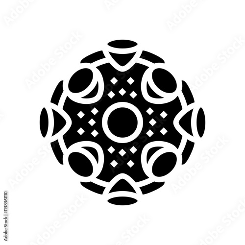virus genetic engineering glyph icon vector. virus genetic engineering sign. isolated symbol illustration