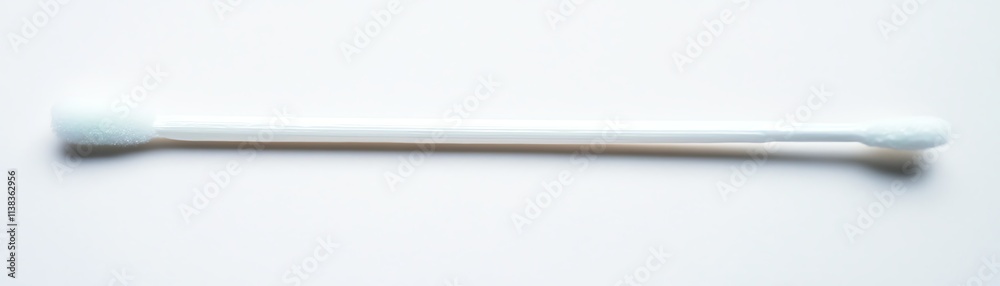 Cotton swab, white isolated background Cotton swab, white isolated background