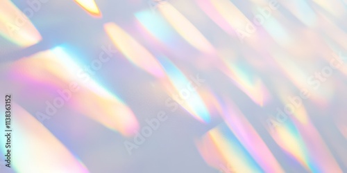 Abstract Pastel Holographic...