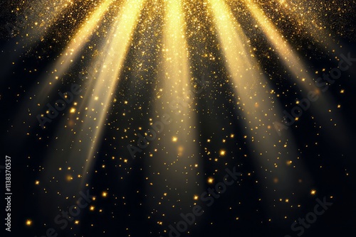 Golden Light Rays and Spark...