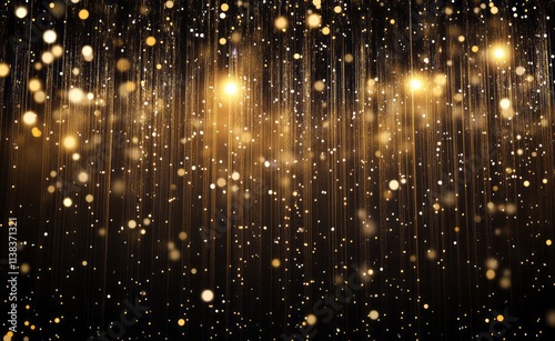 Golden Lights Glitter Falli...