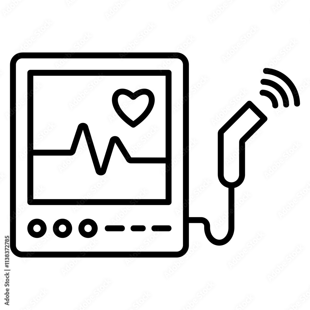 Echocardiogram icon Echocardiogram icon