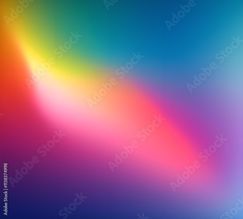  Glowing lines neon banner background Illumination lines Neon light background Feeling.Digital particles rainbow colors.light effect cold yellow red Background.generative ai