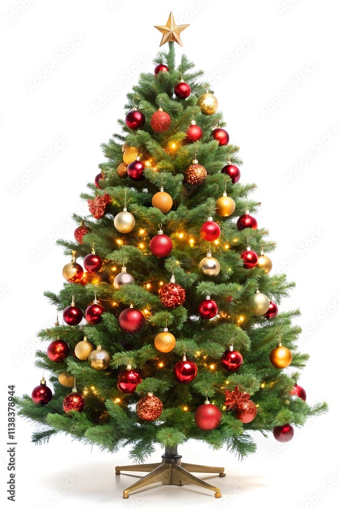 christmas tree with balls christmas tree with balls