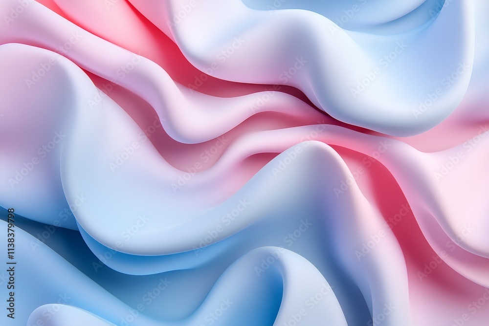 Obraz premium An abstract background featuring a soft blue blur with a light gradient.