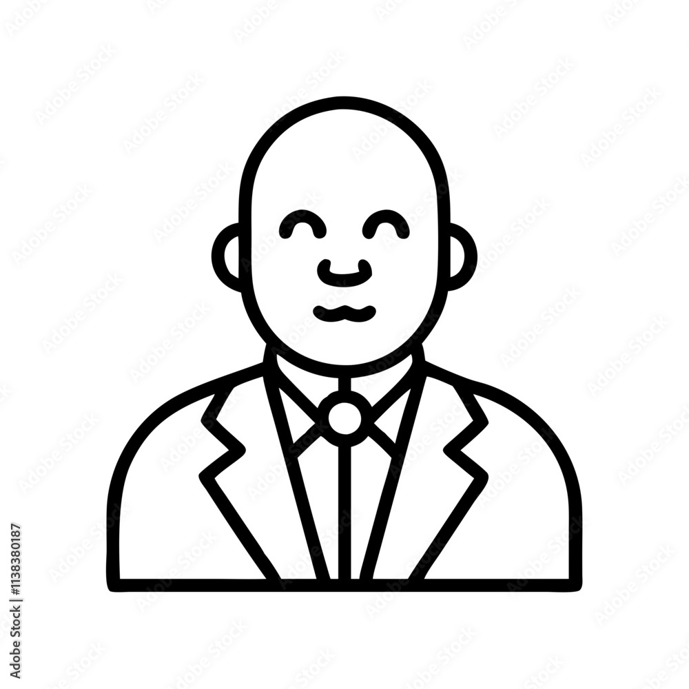 booker t washington icon icon, black history line art, black history icon - simple black line art icon of booker t washington icon, for black history celebrations. black history vector art. booker t washington icon icon, black history line art, black history icon - simple black line art icon of booker t washington icon, for black history celebrations. black history vector art.