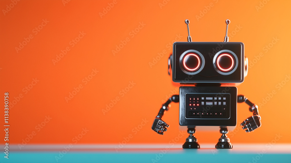 Fototapeta premium computer robot background