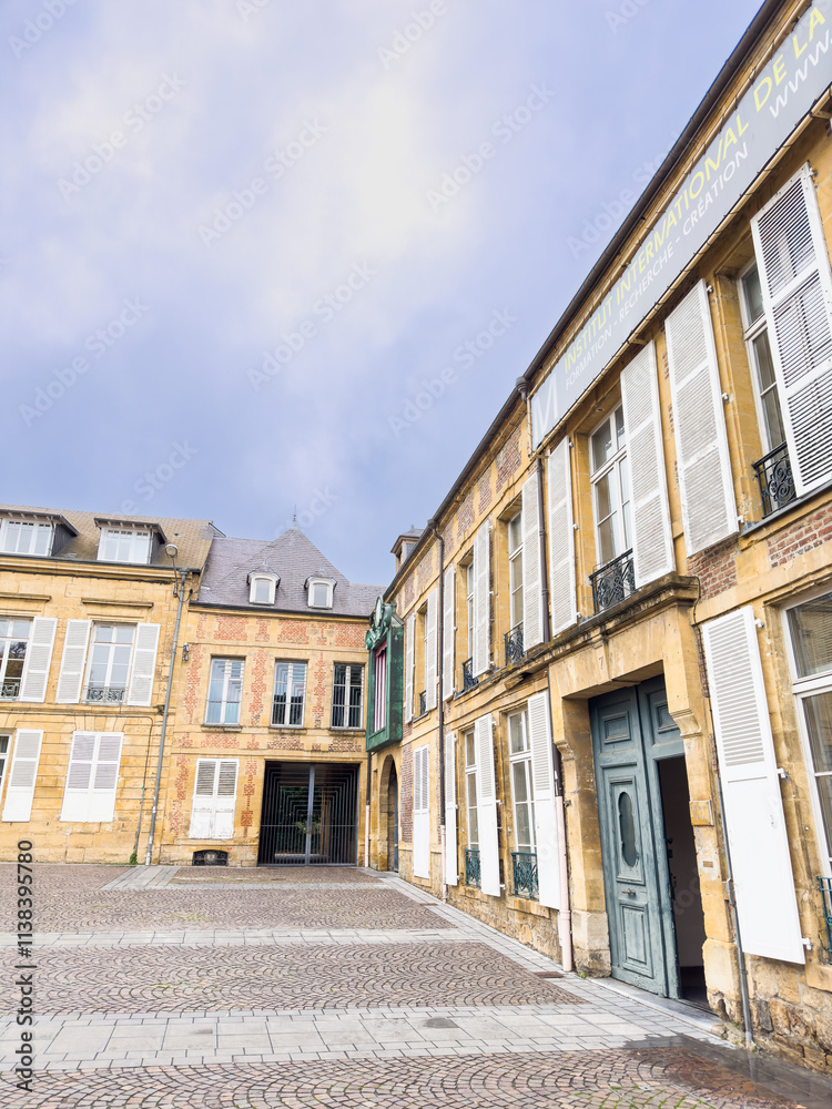 Street view of downtown Charleville-Mezieres, France Street view of downtown Charleville-Mezieres, France