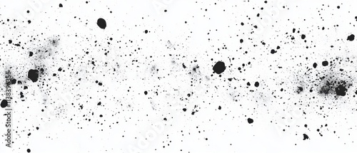 Subtle halftone vector texture overlay. Monochrome abstract splattered background