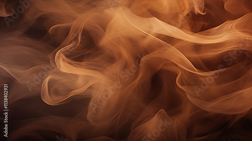 Abstract brown background. Brown smoke texture