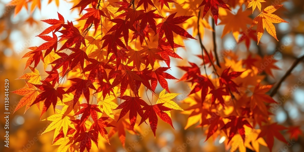 A symphony of autumn colors, where vibrant red and golden hues dance in the gentle breeze, creating a captivating tapestry of nature's artistry. A symphony of autumn colors, where vibrant red and golden hues dance in the gentle breeze, creating a captivating tapestry of nature's artistry.