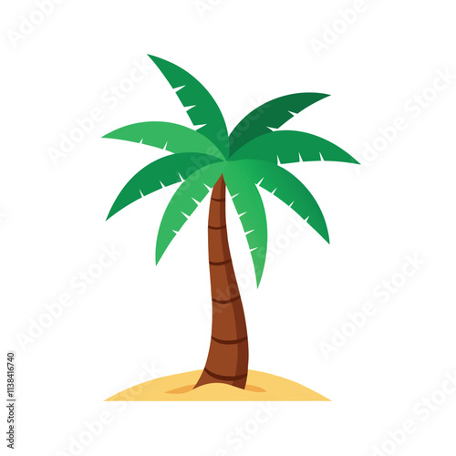 palm tree vector photo