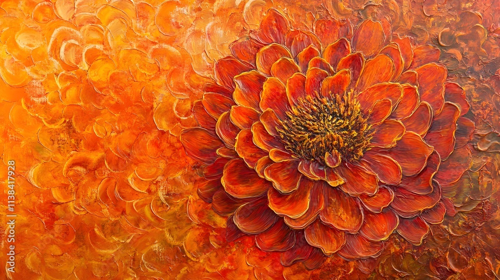25. A dramatic close-up of a marigold, emphasizing texture and form on a bright background 25. A dramatic close-up of a marigold, emphasizing texture and form on a bright background
