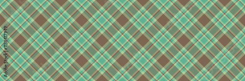 Packaging vector textile check, commerce tartan fabric seamless. Club pattern plaid background texture in orange and mint colors.